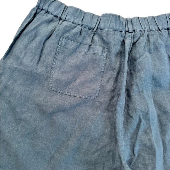 Poetry Women’s Pull On Pants 100% Linen Size 16 Leg Pockets - Picture 12 of 16